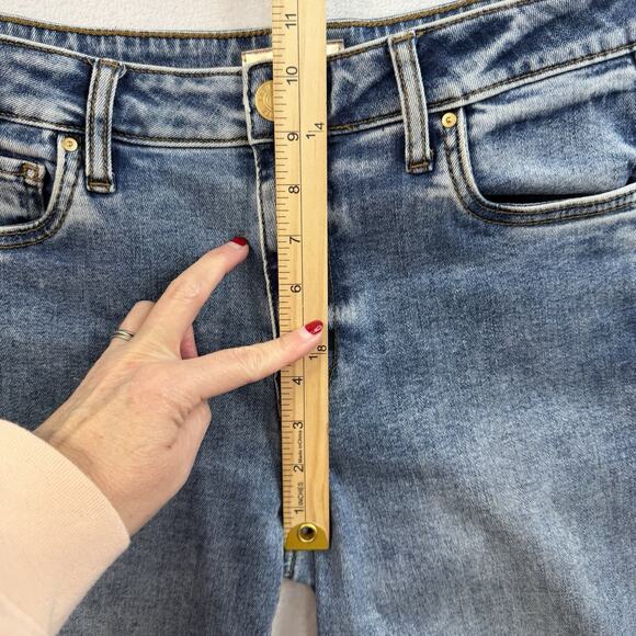Kut From the Kloth Sz 4 Denim Jeans Kelsey High Rise Ankle Flare Wide Hem - Picture 13 of 16